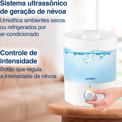 Imagem de Umidificador de Ar Bibolt para Ambientes com Ar Condicionado-Super Silencioso-2,8 Litros