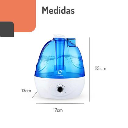 Imagem de Umidificador De Ar Bivolt Difusor De Óleos Essenciais 2,5l