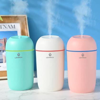 Imagem de Umidificador de Ar Difusor de Aromas Climatizador USB com LED