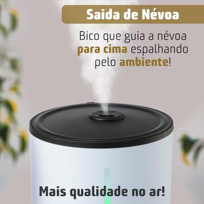 Imagem de Umidificador De Ar Difusor Ultrassônico RGB 4 Litros Bivolt