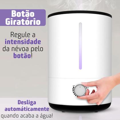 Imagem de Umidificador De Ar Difusor Ultrassônico RGB 4 Litros Bivolt