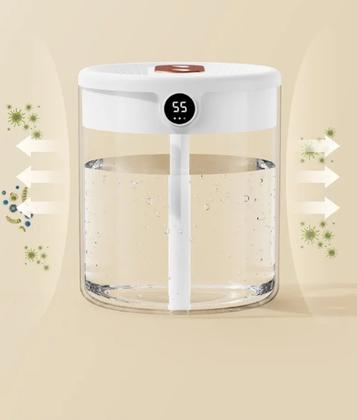 Imagem de Umidificador De Ar Digital Dupla Saída Portátil cabe em qualquer lugar Bivolt 1,2 L com nota fiscal