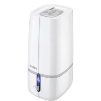 Imagem de Umidificador De Ar Digital Elgin 2 Litros Branco Bivolt Silencioso Ultrassônico Econômico