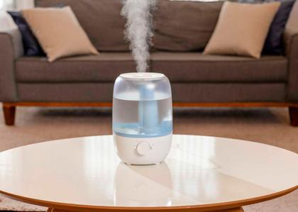 Imagem de Umidificador De Ar Luminária Difusor Wap Air Flow U2 Bivolt Branco E Azul