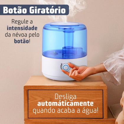 Imagem de Umidificador De Ar Profissional 3l Led 360 Difusor Elétrico