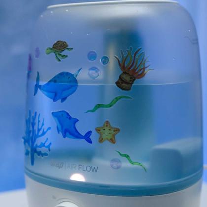 Imagem de Umidificador de Ar Purificador Wap Air Flow U2 Bivolt Luminária Difusor de Aromas 2,3L Baixo Ruído Wap