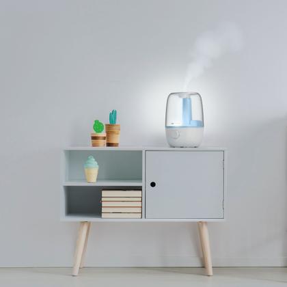 Imagem de Umidificador de Ar Purificador Wap Air Flow U2 Bivolt Luminária Difusor de Aromas 2,3L Baixo Ruído Wap