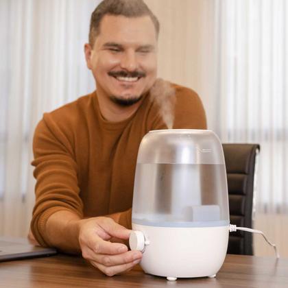 Imagem de Umidificador de Ar Purificador Wap Air Flow U2 Bivolt Luminária Difusor de Aromas 2,3L Baixo Ruído Wap