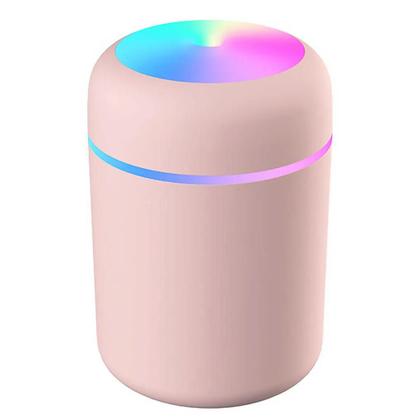 Imagem de Umidificador de Ar Ultrassônico Difusor De Mesa Aromatizador USB Portátil 300ML