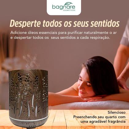 Imagem de Umidificador Difusor Ar Aromatizador Ultrassônico Controle Remoto e 1 Óleo Aromatizador Lavanda