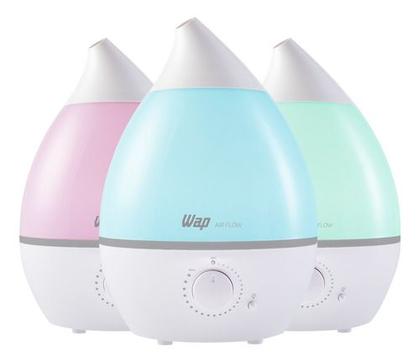 Imagem de Umidificador Difusor de Aromas 4 Litros AIR FLOW Luminária Autonomia de até 12 horas 20W Bivolt WAP
