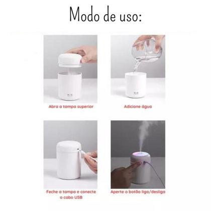 Imagem de Umidificador Difusor Eletrico Aromatizador De Ambiente Carro - Lelong