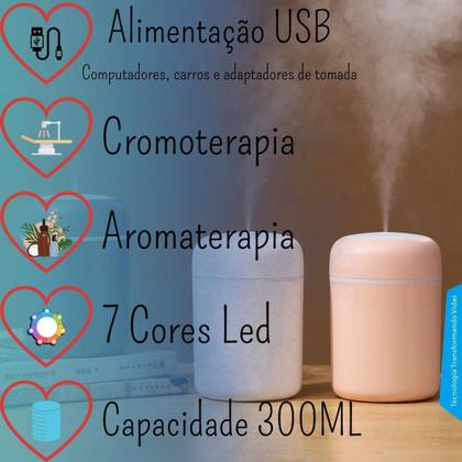 Imagem de Umidificador Difusor Eletrico Aromatizador De Ambiente Carro - Lelong