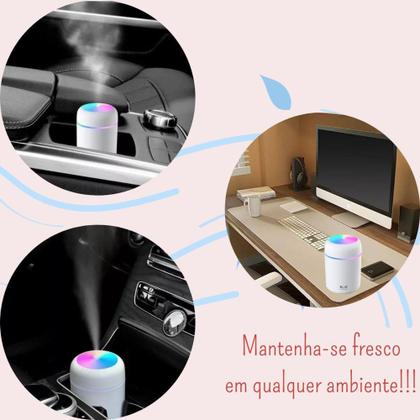 Imagem de Umidificador Difusor Eletrico Aromatizador De Ambiente Carro - Lelong