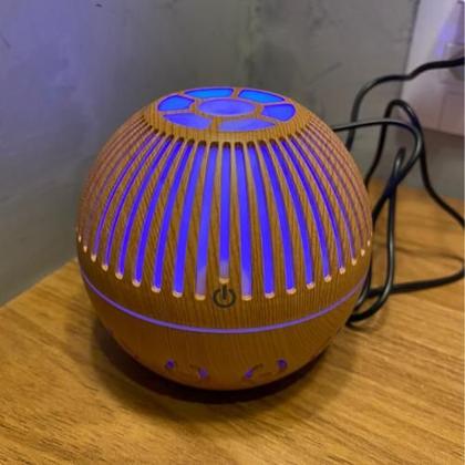 Imagem de Umidificador Difusor Ultrassônico Marfim com Luz LED