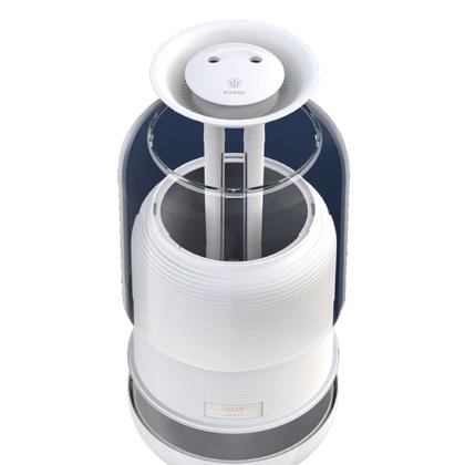 Imagem de Umidificador Doméstico e de Escritório, Bocal Duplo Grande Neblina - Branco