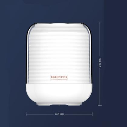 Imagem de Umidificador Doméstico e de Escritório, Bocal Duplo Grande Neblina - Branco