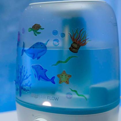 Imagem de Umidificador e Aromatizador de Ar Ultrassônico 2,3L com luminária - Air Flow U2 (110V/220V)