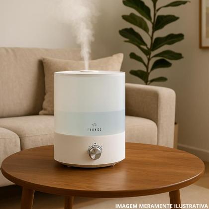 Imagem de Umidificador e aromatizador de ar ultrassônico c/led tronos 2,8 l