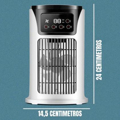 Imagem de Umidificador e Ventilador Torre com Cristal