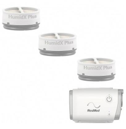 Imagem de Umidificador HumidX Plus para CPAP AirMini (Kit com 3 unidades)  Resmed