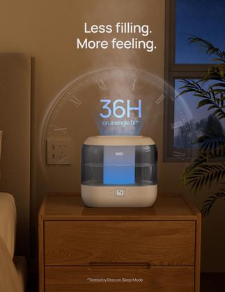 Imagem de Umidificador inteligente Dreo para quarto 4L Top Fill com luz noturna