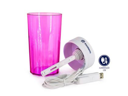 Imagem de Umidificador portatil de mesa pink incoterm umd030.
