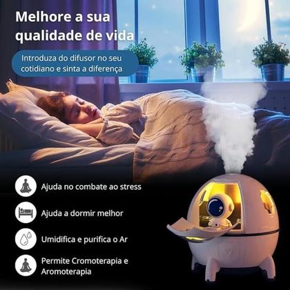 Imagem de Umidificador Quarto, Umidificador Ar Bonito Astronauta