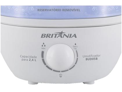 Imagem de Umidificador Ultrassônico de Ar Portátil Britânia