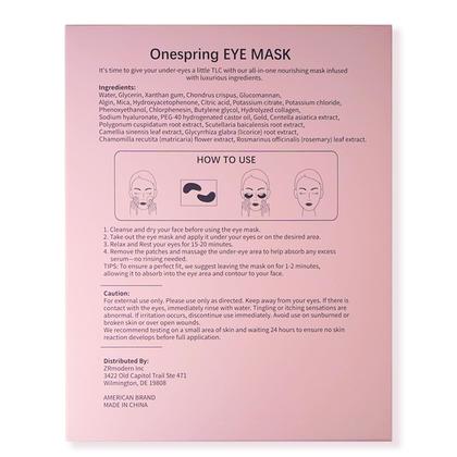 Imagem de Under Eye Patches Onespring em ouro 24K (24 pares) para mulheres