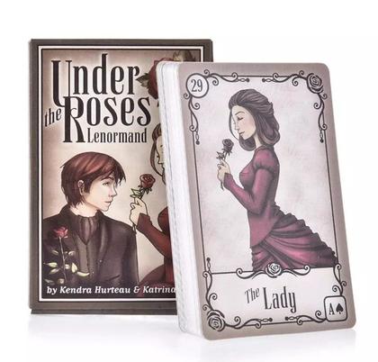 Imagem de Under the Roses Lenormand Oracle Deck Oráculo Cigano Sob As Rosas Baralho de Cartas de Tarô