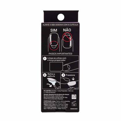 Imagem de Unhas Autocolantes imPRESS Magnetic Effects The Good Days - Quadrado Curto