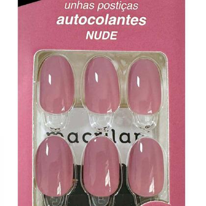 Imagem de Unhas Postiças Autocolantes Macrilan Tamanho Médio Formato Amendoado