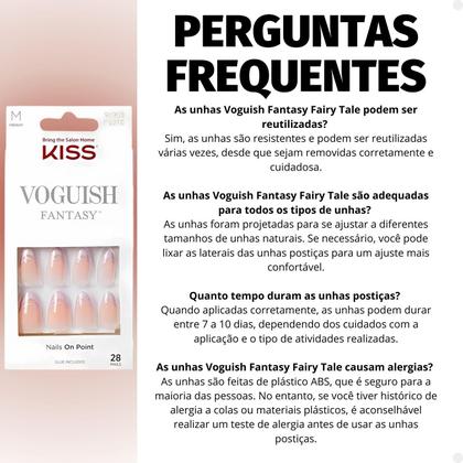 Imagem de Unhas Postiças Média Kiss Ny Voguish Fantasy Fairy Tale Fv301b