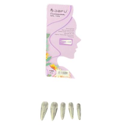 Imagem de Unhas Postiças para Alongamento Transparente MT01  Dafu