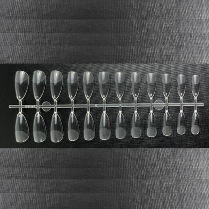 Imagem de Unhas Postiças Soft Gel transparente flexível ALMOND 240un