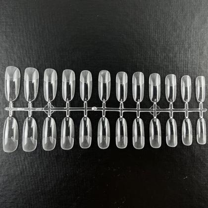 Imagem de Unhas Postiças Soft Gel transparente flexível ALMOND 240un