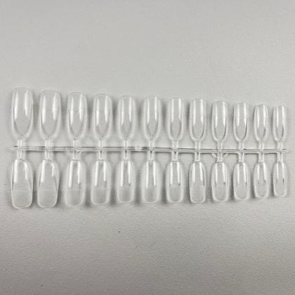 Imagem de Unhas Postiças Soft Gel transparente flexível ALMOND 240un