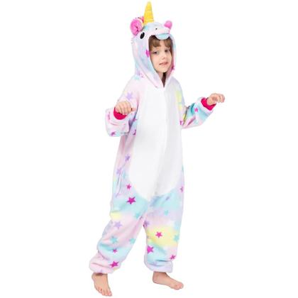 Imagem de Unicórnio Pijama Kigurumi Infantil Cosplay Fantasia Dormir