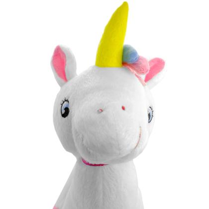 Imagem de Unicórnio Rosa De Pelúcia Pequeno Anti-alérgico Fofinho - Cortex Brinquedos