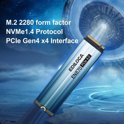 Imagem de Unidade de estado sólido interna Ediloca EN870 2TB PCIe Gen4