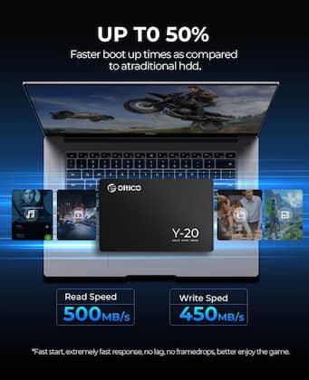Unidade de estado sólido interna SSD ORICO 512 GB SATA 2.5