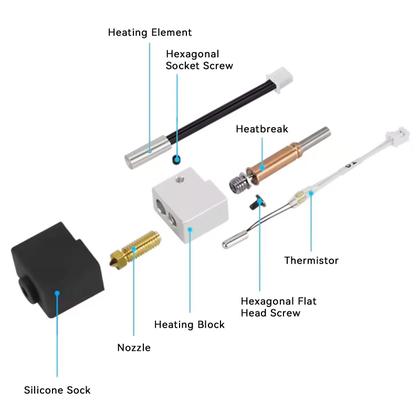 Imagem de Unidade de substituição Hotend Kobra 3/Kobra 3 Combo 3D Original