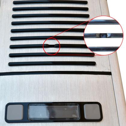 Imagem de Unidade Externa Porteiro Eletrônico HDL com Câmera 4 Botões Para Condomínio