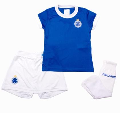 Imagem de Uniforme Infantil Cruzeiro Artilheira Feminino Oficial