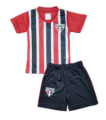 Imagem de Uniforme Infantil São Paulo Listrado Oficial