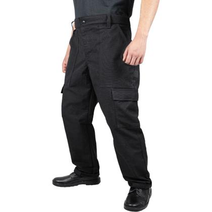 Imagem de Uniforme para Vigilante Segurança Patrimonial Militar Reforçado Calça em RipStop Profissional + Camiseta Escrito Seguran