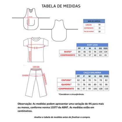 Imagem de Uniforme Zeladora Calça + Baby Look + Bata de Limpeza - Uniforme Faxineira - Uniforme Diarista