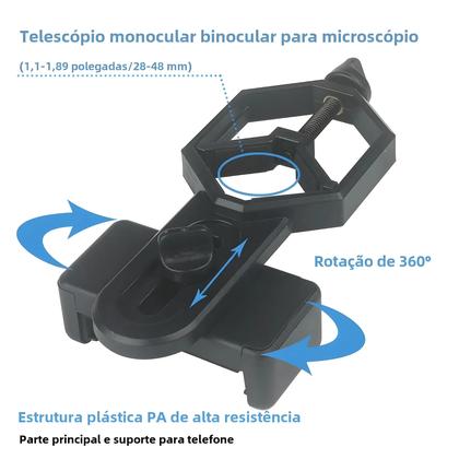 Imagem de Universal Durable Camera Phone Mount, suporte do telescópio ao ar livre, titular Fotografia