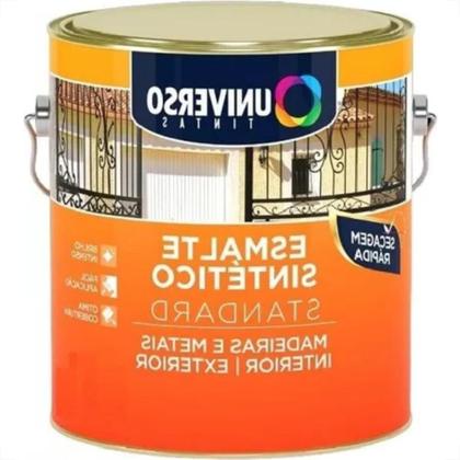 Imagem de Universo Fora De Linha Tinta Esmalte Sintetico 1/16 = (225Ml) Preto Fosc